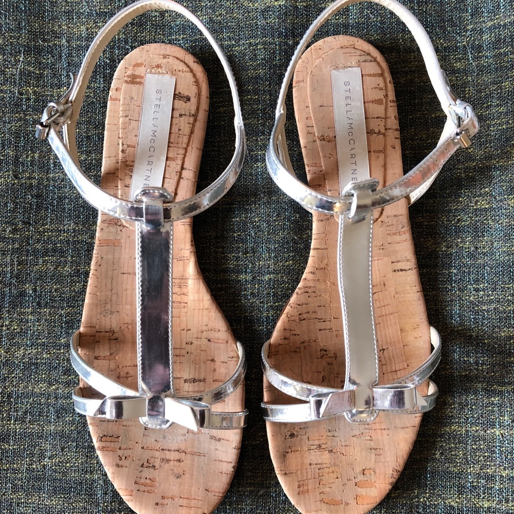 Stella McCartney Metallic Sandal